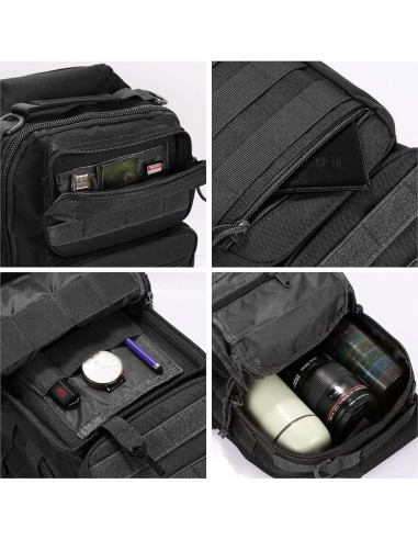 Combo 2 Pouches Molle Gogoku + Soporte Botella Agua