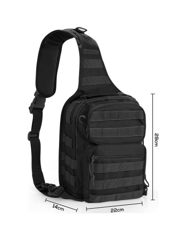 Combo 2 Pouches Molle Gogoku + Soporte Botella Agua