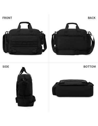 Maletín Táctico CamGo para Laptop 34x10x26cm Negro