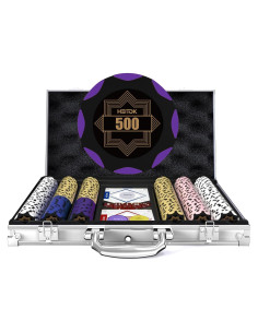 Set de Fichas de Póker HEITOK 300 Piezas con Estuche