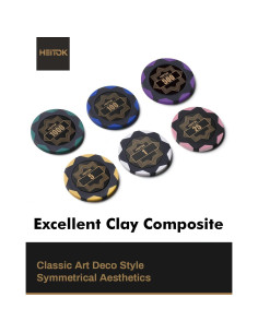 Set de Fichas de Póker HEITOK 300 Piezas con Estuche 2