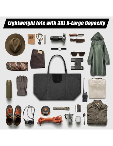 Bolsa de Almacenamiento Táctica Plegable NEXT STATION Negra