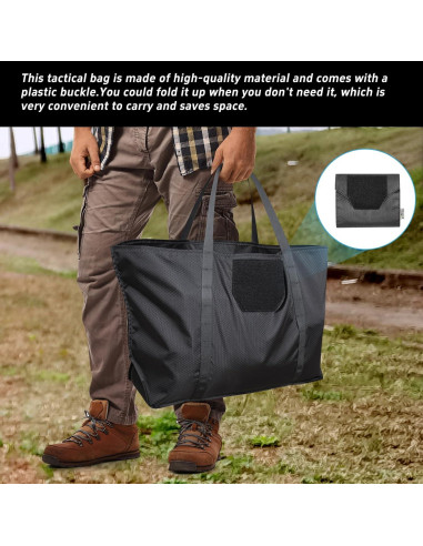 Bolsa de Almacenamiento Táctica Plegable NEXT STATION Negra