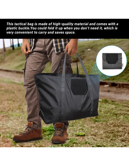 Bolsa de Almacenamiento Táctica Plegable NEXT STATION Negra