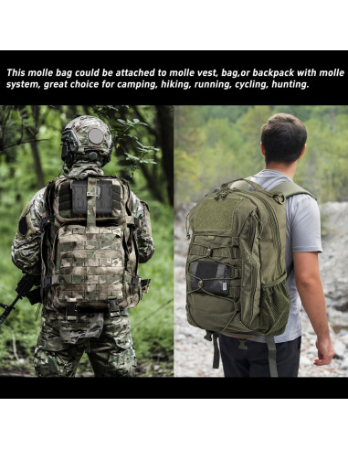 Bolsa de Almacenamiento Táctica Plegable NEXT STATION Negra