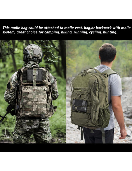 Bolsa de Almacenamiento Táctica Plegable NEXT STATION Negra