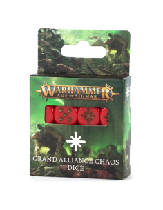 Dados Warhammer Edad de Sigmar Alianza Grande Caos 16mm