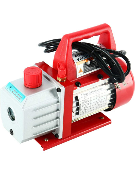 Bomba de Vacío YaeTek 4 CFM 1/3HP Kit HVAC R410A R134A