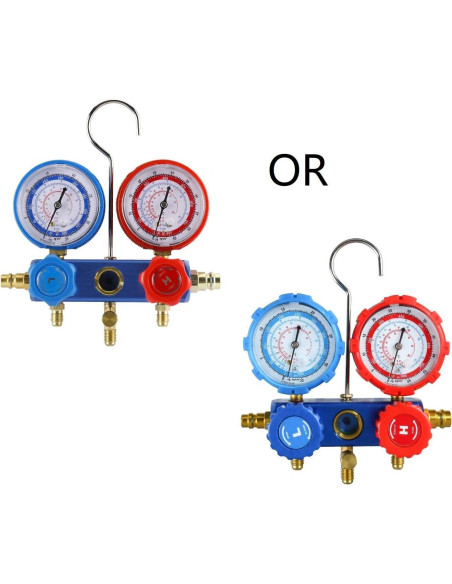 Bomba de Vacío YaeTek 4 CFM 1/3HP Kit HVAC R410A R134A