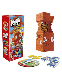 Jenga Super Mario Hasbro | Juego de Apilamiento 8+