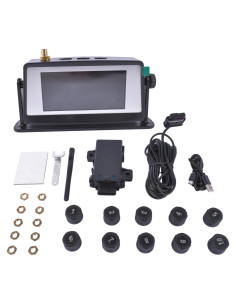 Sistema Monitoreo Presión Neumáticos GLOSSY RV 10 Sensores