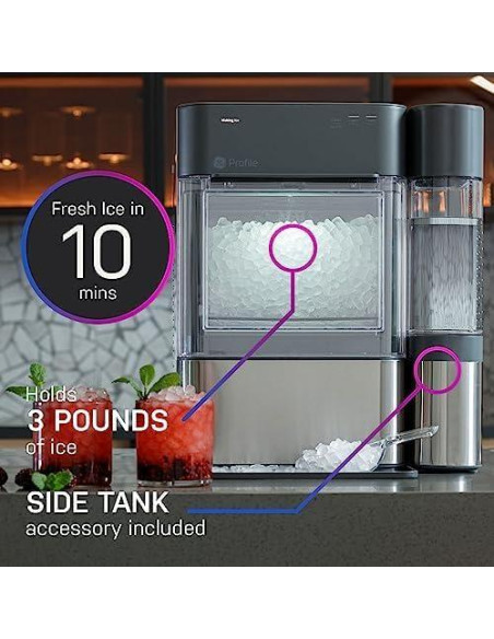 Máquina de Hielo GE Profile Opal 2.0 XL Acero Inoxidable
