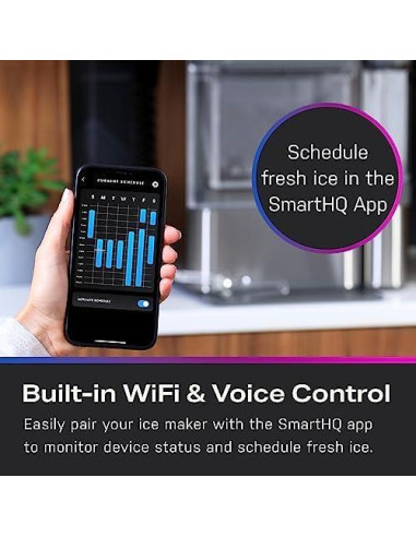 Máquina de Hielo GE Profile Opal 2.0 XL Acero Inoxidable