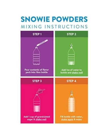 Máquina de Conos de Nieve SNOWIE Little Snowie Max - Kit 6 Palitos