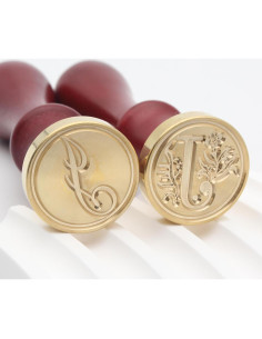 Kit de Sello de Cera Andotopee Inicial J con 200 Perlas 2