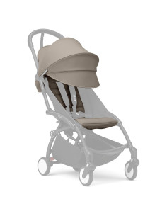 Carriola Stokke YOYO 6+ Taupe con Almohadilla y Capota