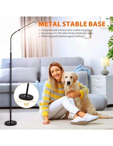 Lámpara de Pie LED Xxean D302 18W Regulable 70 cm Control Remoto