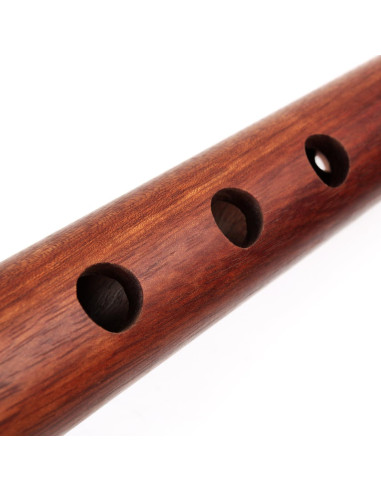 Flauta Quena de Madera Natural Tradicional Andina Roja