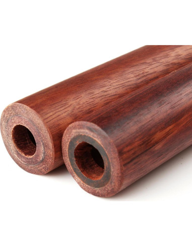 Flauta Quena de Madera Natural Tradicional Andina Roja