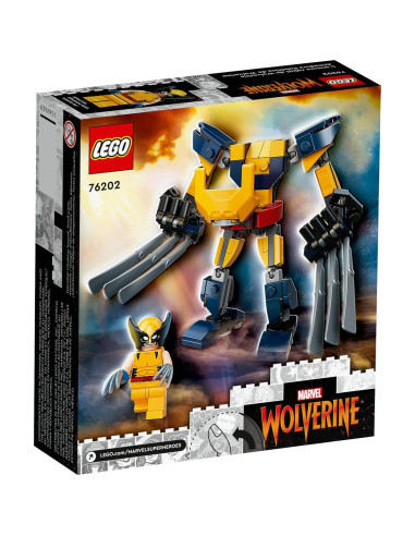 LEGO Marvel Mech Wolverine 76202 141 Piezas para 7 Años