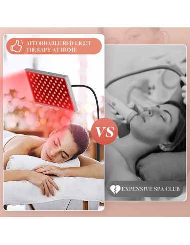 Panel de Terapia de Luz Roja Venoya 150 LEDs 660nm 850nm