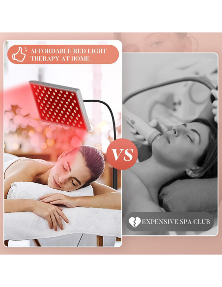 Panel de Terapia de Luz Roja Venoya 150 LEDs 660nm 850nm