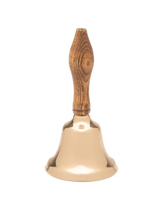 Campana de Mano de Latón Bevin Bells | 2HB | Mango de Madera