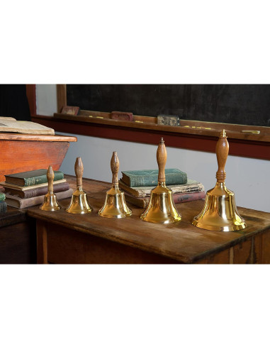 Campana de Mano de Latón Bevin Bells | 2HB | Mango de Madera