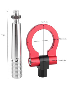 Gancho de Remolque Zohisin Rojo para GTR R35 y 370Z 2
