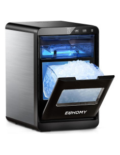 Máquina de Hielo Euhomy 19.96kg/día Autolimpiante Negro