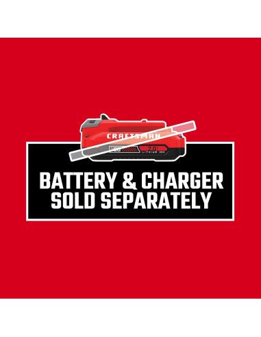 Pistola de Calafateo CRAFTSMAN V20 Inalámbrica Anti-Goteo