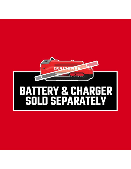 Pistola de Calafateo CRAFTSMAN V20 Inalámbrica Anti-Goteo