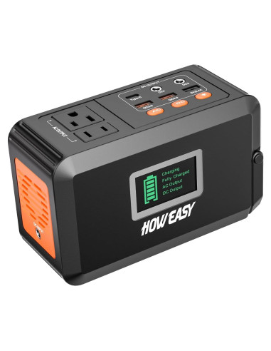 Estación de Energía Portátil HOWEASY 88Wh, 150W AC/DC/USB