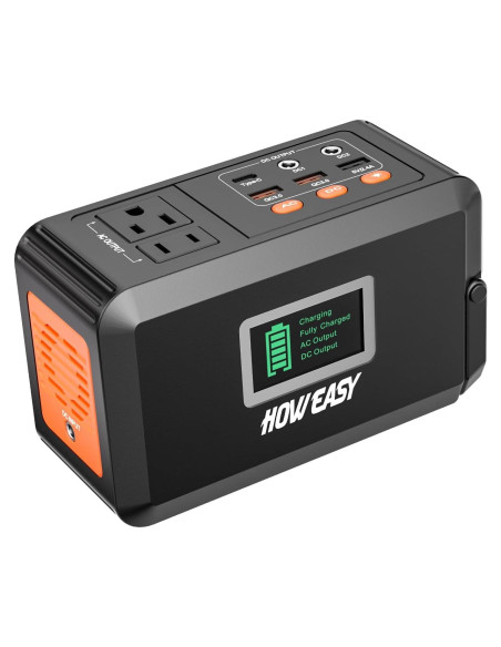 Estación de Energía Portátil HOWEASY 88Wh, 150W AC/DC/USB