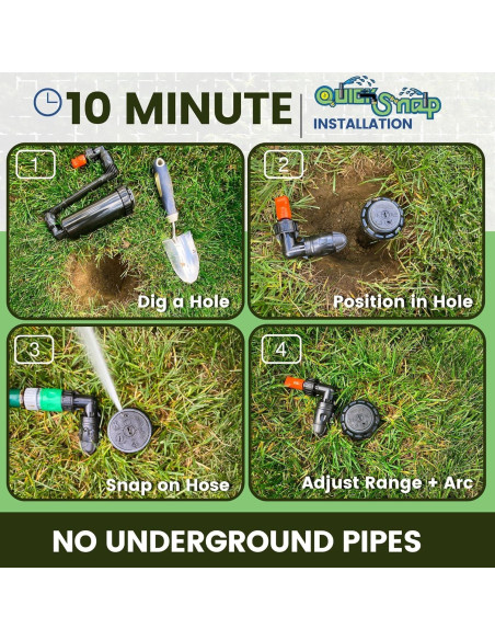 Aspersor Ajustable Quick-Snap QSK-745 5-Pack 5000 ft
