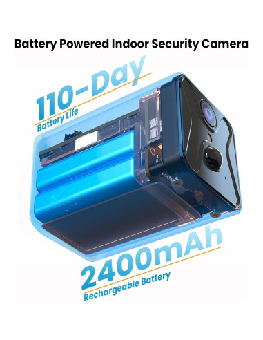 Cámara Espía Javiscam 4K WiFi con Batería de 2800mAh