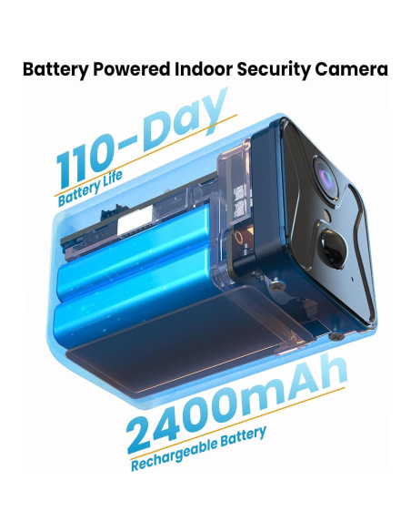 Cámara Espía Javiscam 4K WiFi con Batería de 2800mAh