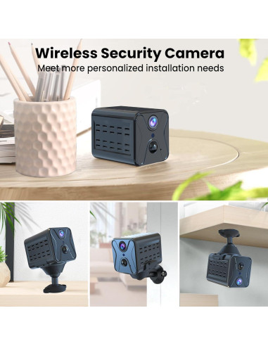 Cámara Espía Javiscam 4K WiFi con Batería de 2800mAh