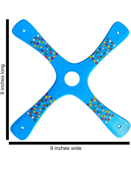 Boomerang Azul Colorado para Atletas + 27.43-36.58 m