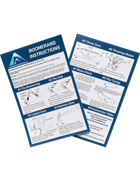 Boomerang Azul Colorado para Atletas + 27.43-36.58 m