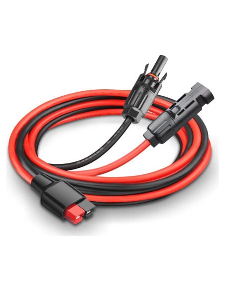 Cable Solar 10AWG Anderson 182,88 cm para Generadores