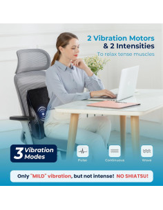 Almohada Lumbar COMFIER con Vibración y Calor - Soporte Espalda 2