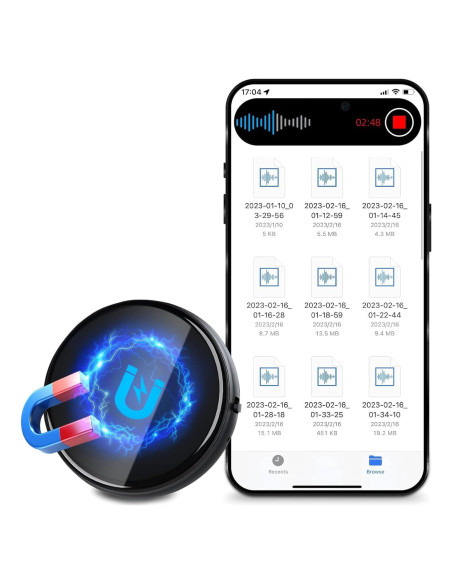 Grabadora de Voz Cohana YXVR-001 64GB con AI y 4000h