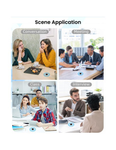 Grabadora de Voz Cohana YXVR-001 64GB con AI y 4000h 2