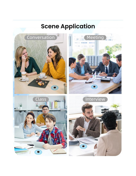 Grabadora de Voz Cohana YXVR-001 64GB con AI y 4000h