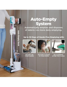 Aspiradora Inalámbrica Shark Clean & Empty - 40 min, HEPA, 1.3L 2