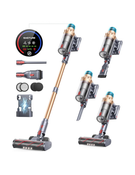 Aspiradora Inalámbrica SMOTURE VAC01 600W 50KPA 65 Min