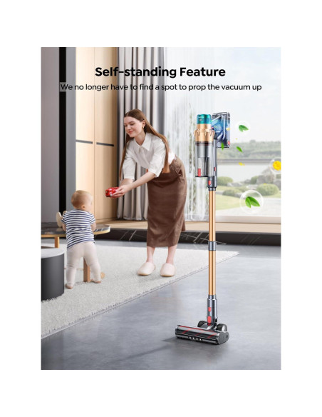 Aspiradora Inalámbrica SMOTURE VAC01 600W 50KPA 65 Min