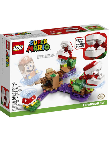 LEGO Super Mario Set Expansión Planta Piranha 267 Piezas LEGO Super Mario Set Expansión Planta Piranha 267 Piezas