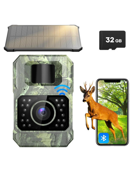 Cámara de Trail Solar Assark PH960W 48MP 1080P IP66